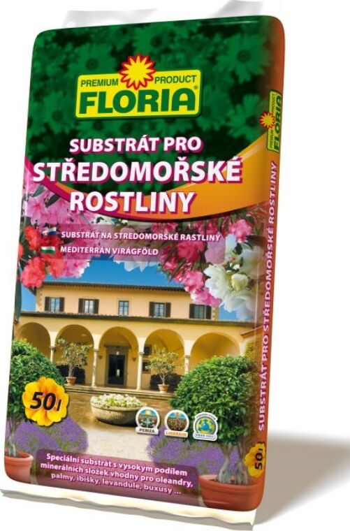 FLORIA Substrát pro středomořské rostliny 50 l