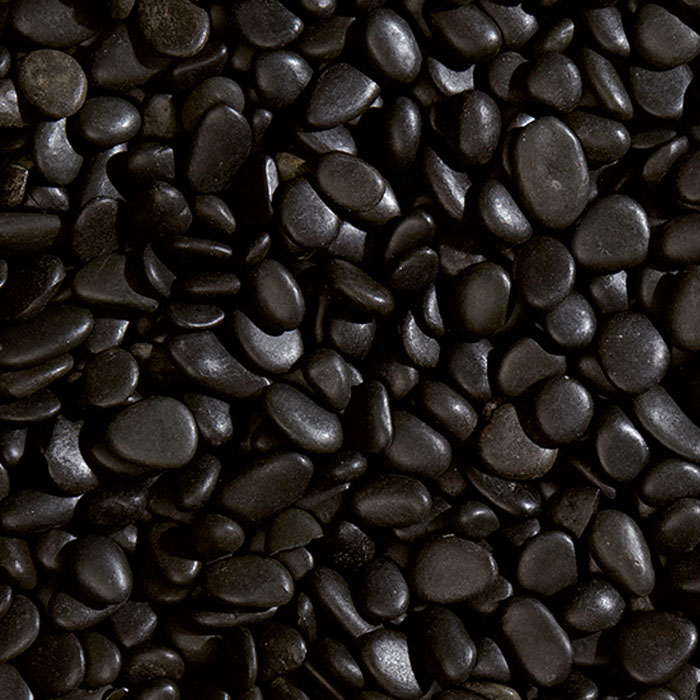 Okrasné valounky Nero Tahiti 30 - 60 mm 20 kg