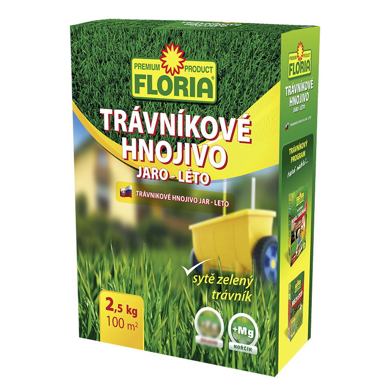 FLORIA Trávníkové hnojivo JARO - LÉTO 2,5 kg