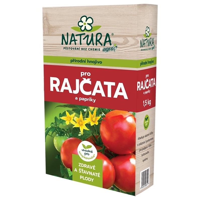 NATURA Přírodní hnojivo pro rajčata a papriky 1,5kg