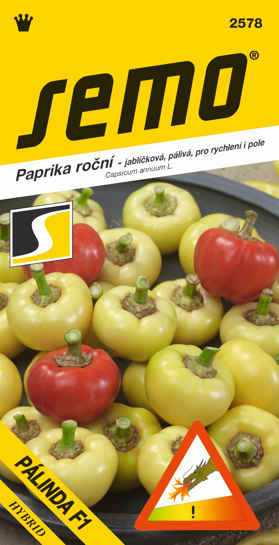 Paprika PÁLINDA F1 - středně pálivá