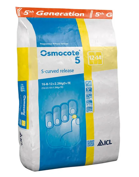 Osmocote 5 25kg 12-14M 16-8-12+2,2MgO+Te