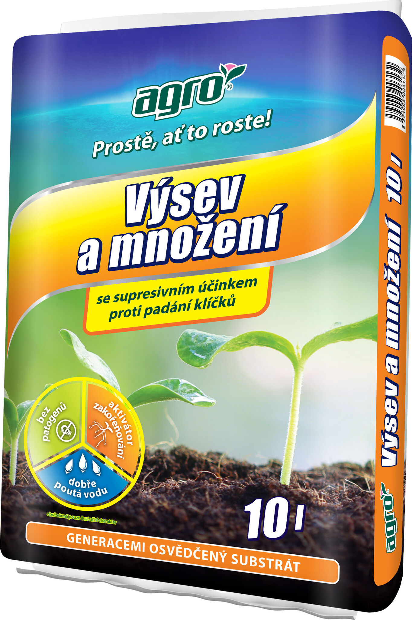 AGRO substrát pro výsev a množení 10 l