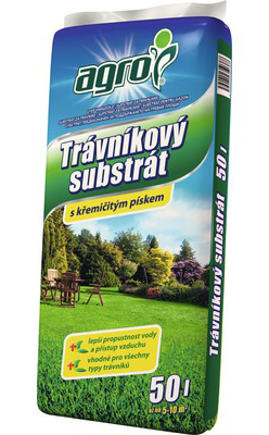 AGRO Trávníkový substrát 50 l