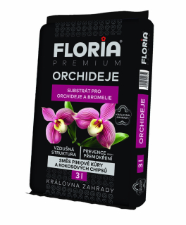 FLORIA PREMIUM Substrát pro orchideje 3 l