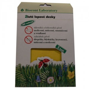 Biocont- žluté lepové desky