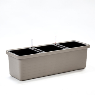 Velkoobjemový truhlík Berberis TRIO 117 cm - taupe