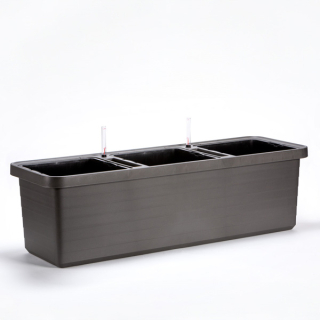 Velkoobjemový truhlík Berberis TRIO 117 cm - antracit