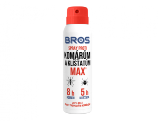 BROS MAX Repelent proti komárům a klíšťatům 90 ml