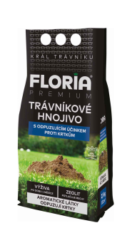 FLORIA Trávníkové hnojivo s odpuzujícími účinky na krtky 2,5 kg