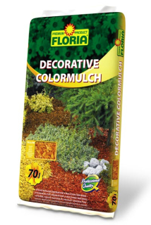 FLORIA Decor. ColorMulch žlutá 70 l