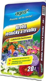 AGRO substrát na hroby 20 l