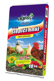 AGRO Pravý slepičí hnůj 10 kg